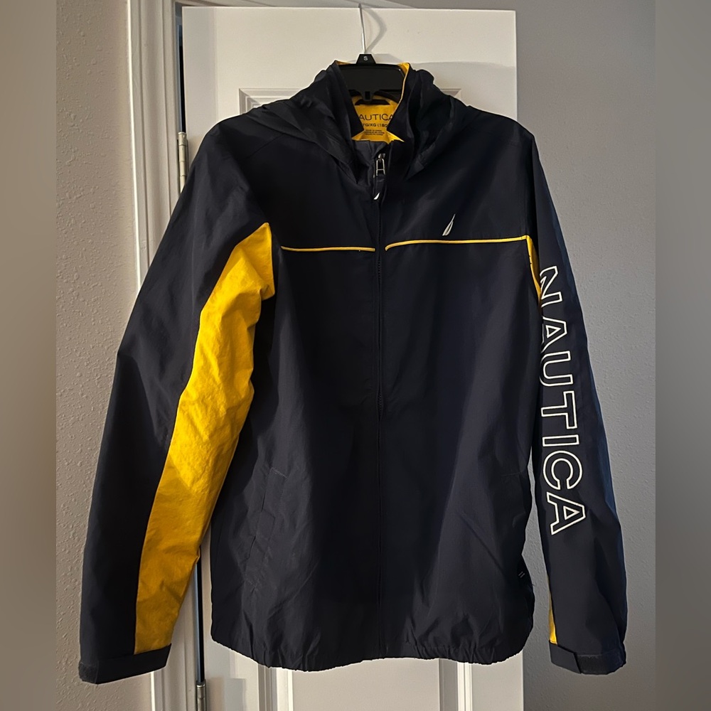 Nautica boys Black and Yellow Jacket
